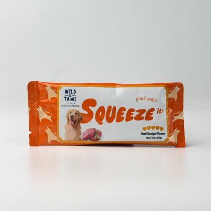 Dog Squeeze Beef-គ្រីមឆ្កែរសជាតិសាច់គោ
